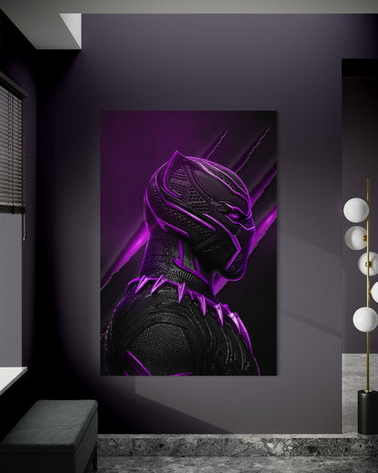 Cuadro decorativo canvas Black Panther 001