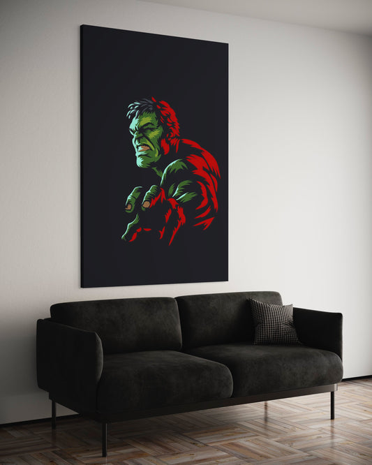Cuadro decorativo canvas Hulk 001