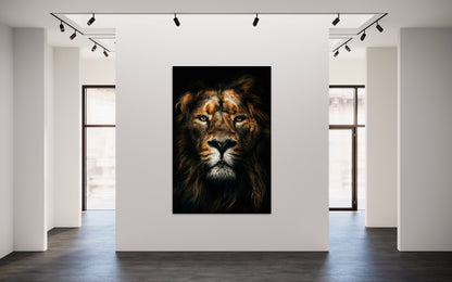 Cuadro decorativo canvas León 007