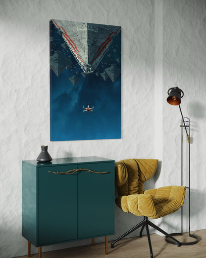 Cuadro decorativo canvas X-Wing