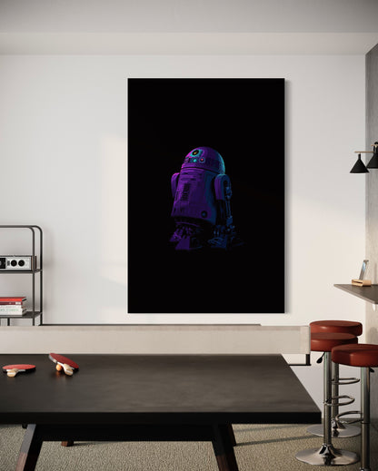 Cuadro decorativo canvas R2D2 001