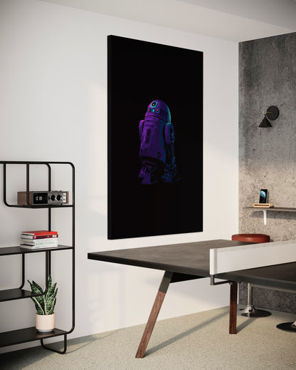 Cuadro decorativo canvas R2D2 001