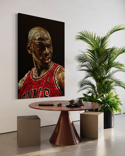 Cuadro decorativo canvas Jordan 001
