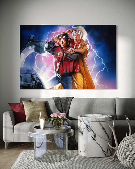 Cuadro decorativo canvas Back to the future 002