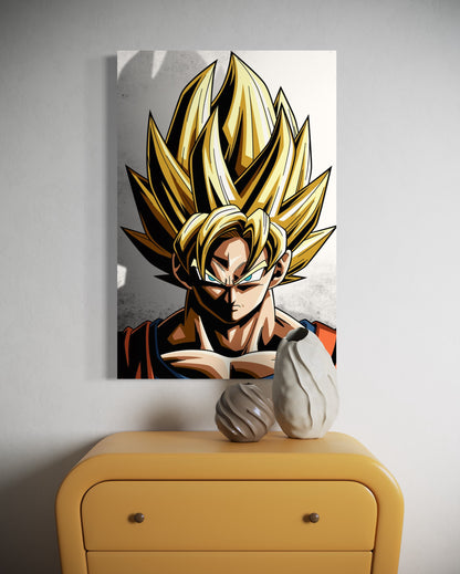 Cuadro decorativo canvas Goku 002