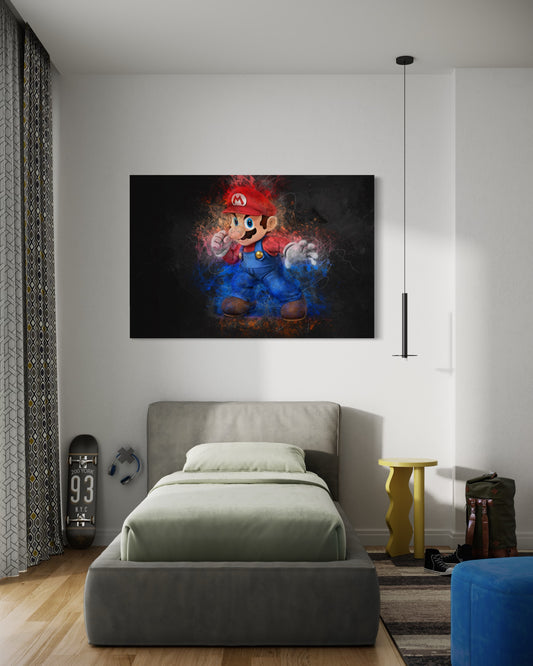 Cuadro decorativo canvas Mario 001