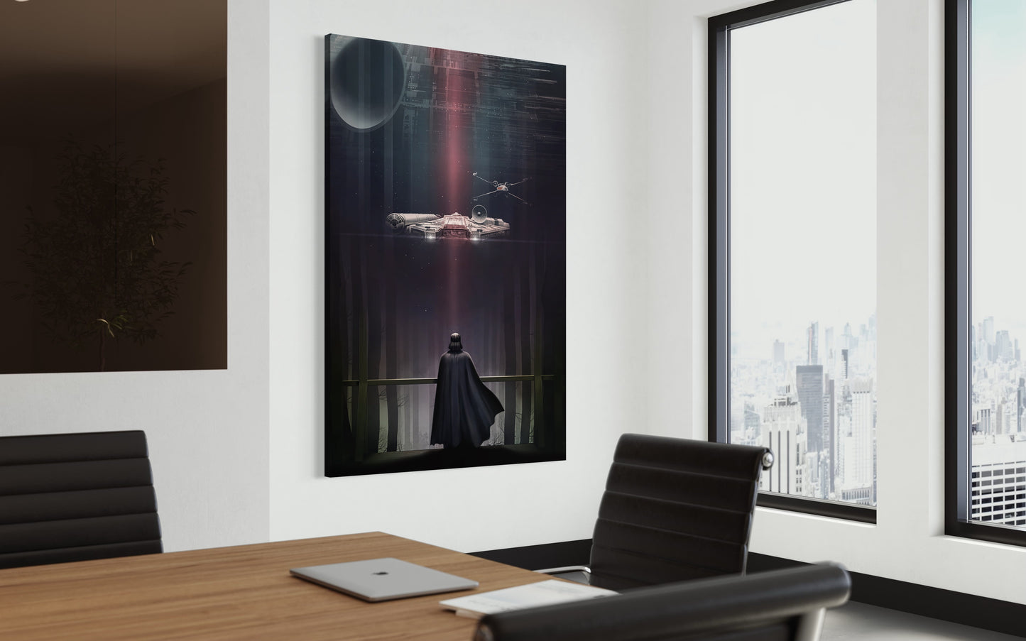 Cuadro decorativo canvas Darth Vader 001