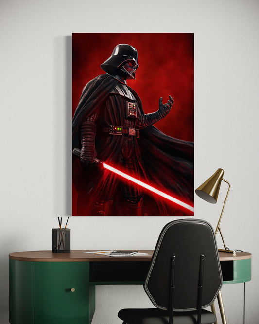 Cuadro decorativo canvas Darth Vader 002