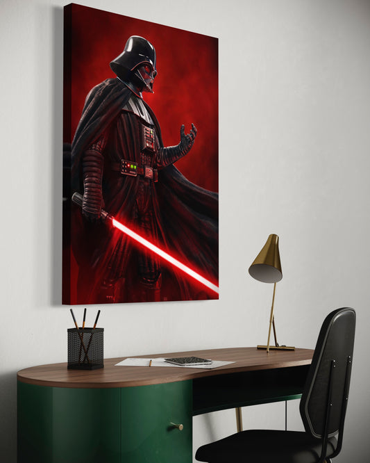 Cuadro decorativo canvas Darth Vader 002