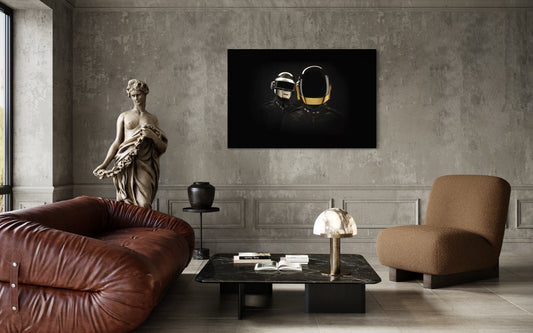 Cuadro decorativo canvas Daft Punk 001