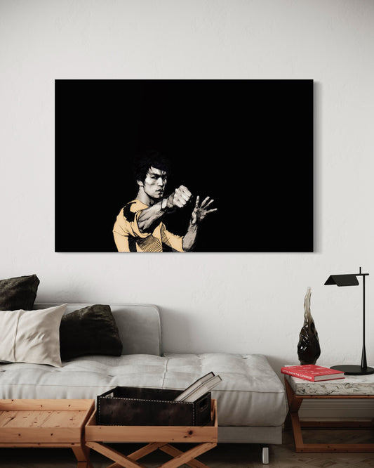 Cuadro decorativo canvas Bruce Lee 002