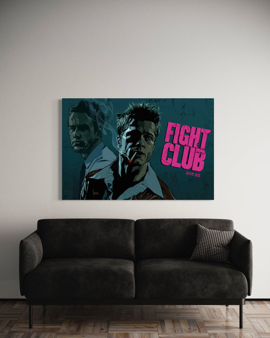Cuadro decorativo canvas The fight club 003