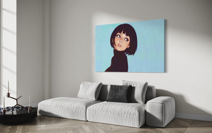 Cuadro decorativo canvas Mujer 016