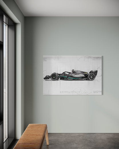 Cuadro decorativo canvas Petronas 001