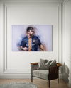 Cuadro decorativo canvas Messi 007
