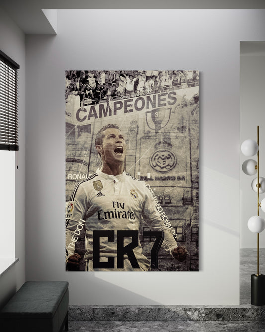 Cuadro decorativo canvas Cristiano Ronaldo 004