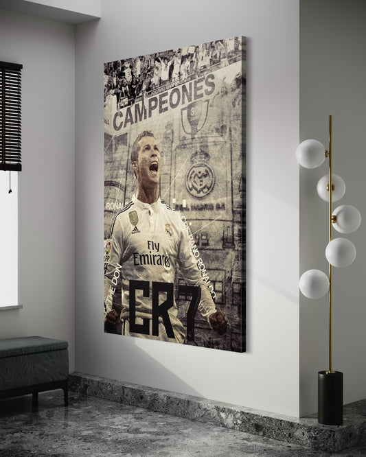 Cuadro decorativo canvas Cristiano Ronaldo 004