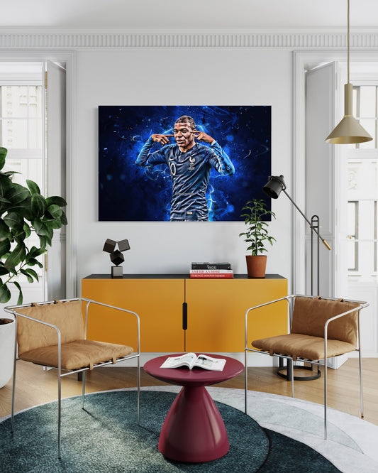 Cuadro decorativo canvas Mbappé 001