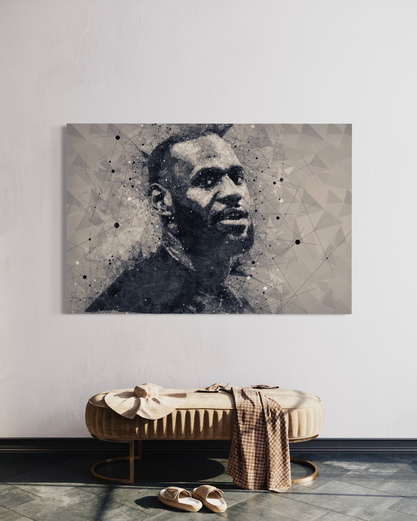 Cuadro decorativo canvas LeBron 001