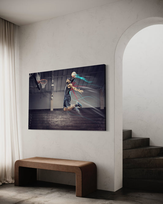 Cuadro decorativo canvas LeBron 003