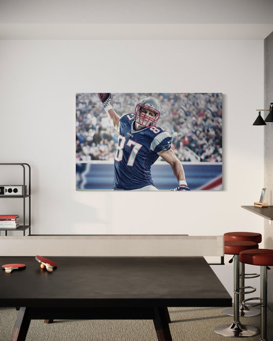 Cuadro decorativo canvas Jugador de Americano 002