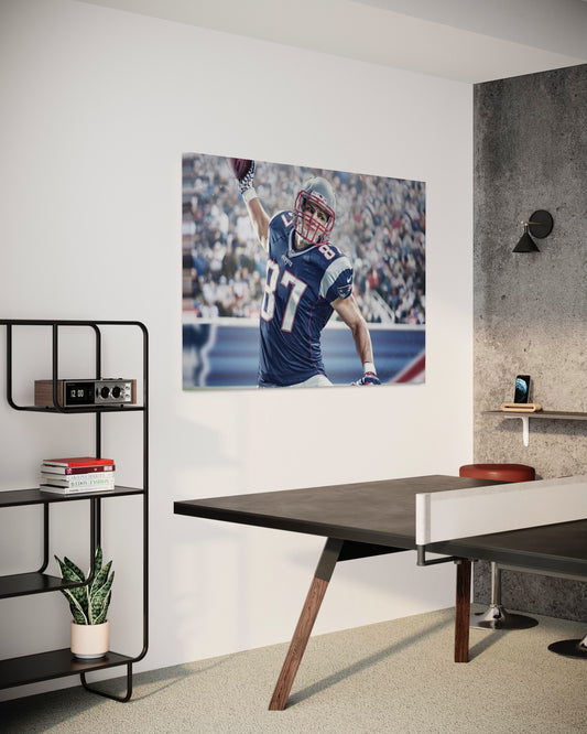 Cuadro decorativo canvas Jugador de Americano 002