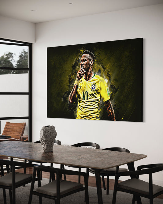 Cuadro decorativo canvas Neymar 002