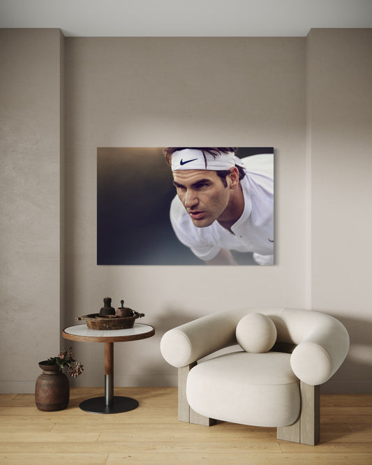 Cuadro decorativo canvas Federer 001
