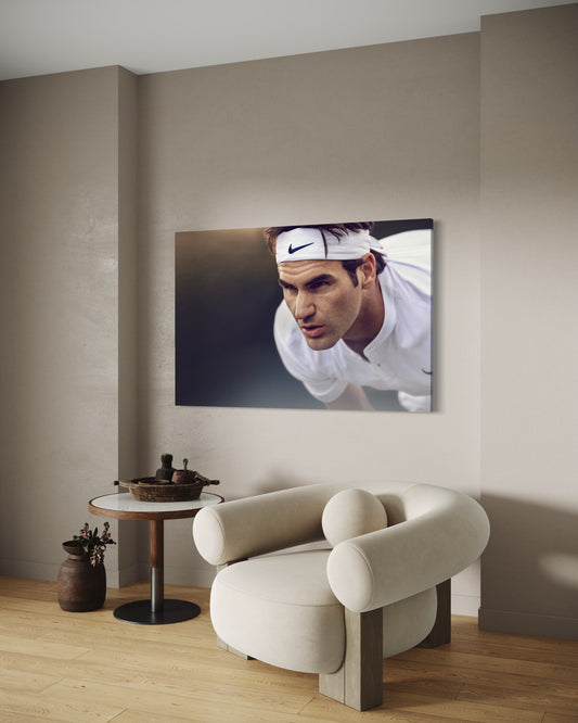 Cuadro decorativo canvas Federer 001