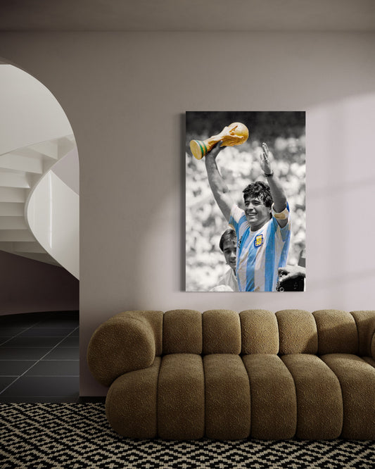 Cuadro decorativo canvas Maradona 001