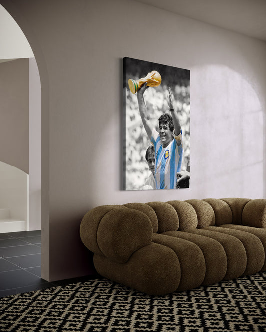 Cuadro decorativo canvas Maradona 001