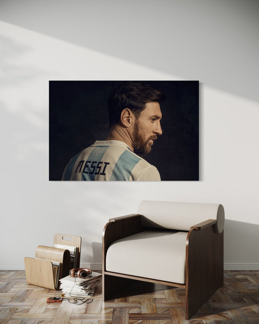Cuadro decorativo canvas Messi 003