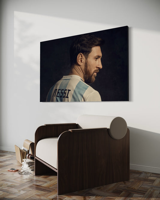Cuadro decorativo canvas Messi 003