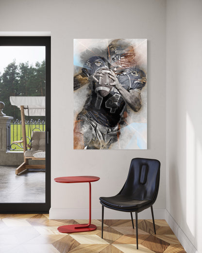 Cuadro decorativo canvas Jugador de Americano 003