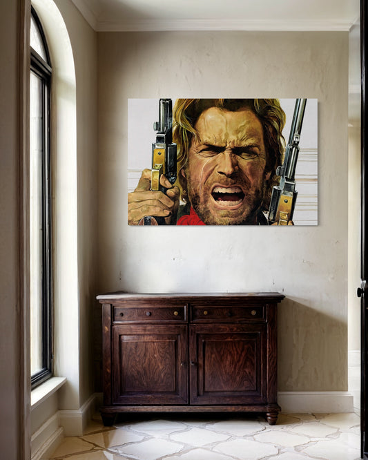 Cuadro decorativo canvas Clint Eastwood 001