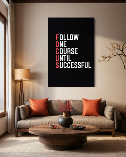 Cuadro decorativo canvas FOCUS