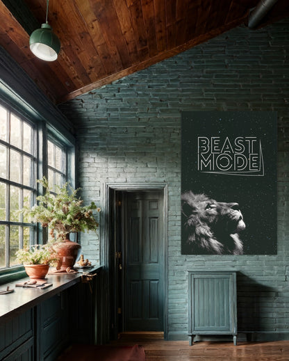 Cuadro decorativo canvas Beast Mode
