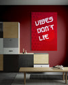 Cuadro decorativo canvas Vibes don´t lie