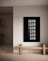 Cuadro decorativo canvas Again