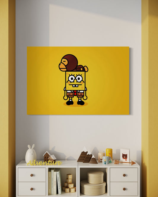 Cuadro decorativo canvas Bob Esponja 001