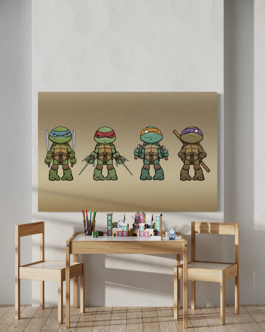 Cuadro decorativo canvas Tortugas ninja 001