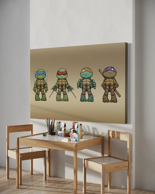 Cuadro decorativo canvas Tortugas ninja 001