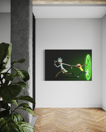 Cuadro decorativo canvas Rick y Morty 001