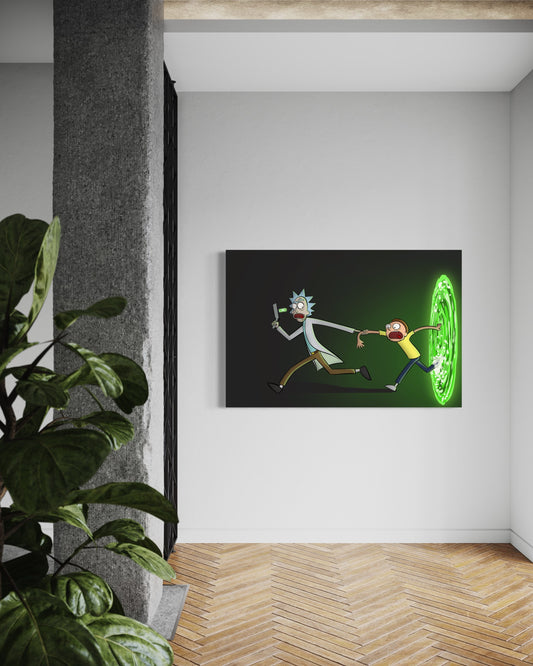 Cuadro decorativo canvas Rick y Morty 001