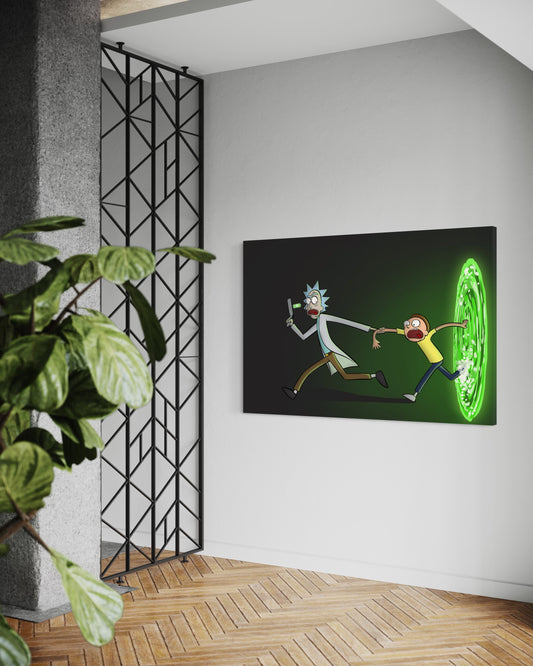 Cuadro decorativo canvas Rick y Morty 001