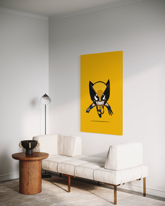 Cuadro decorativo canvas Wolverine 001
