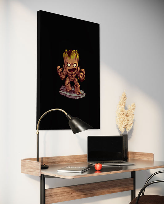 Cuadro decorativo canvas Groot 001