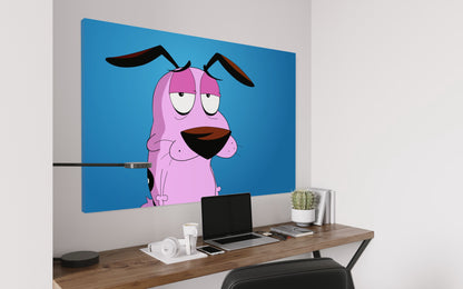 Cuadro decorativo canvas Coraje el perro cobarde 001