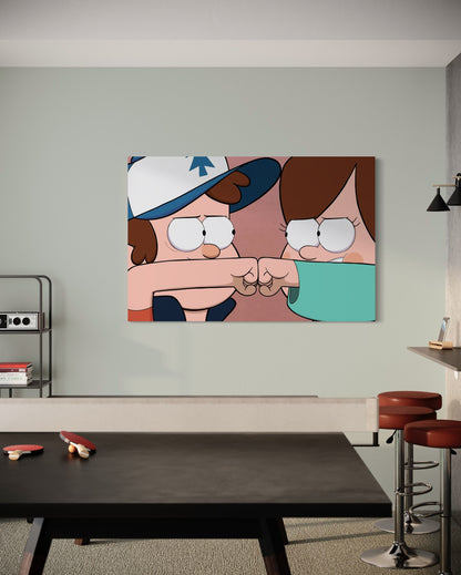 Cuadro decorativo canvas Gravity Falls 001