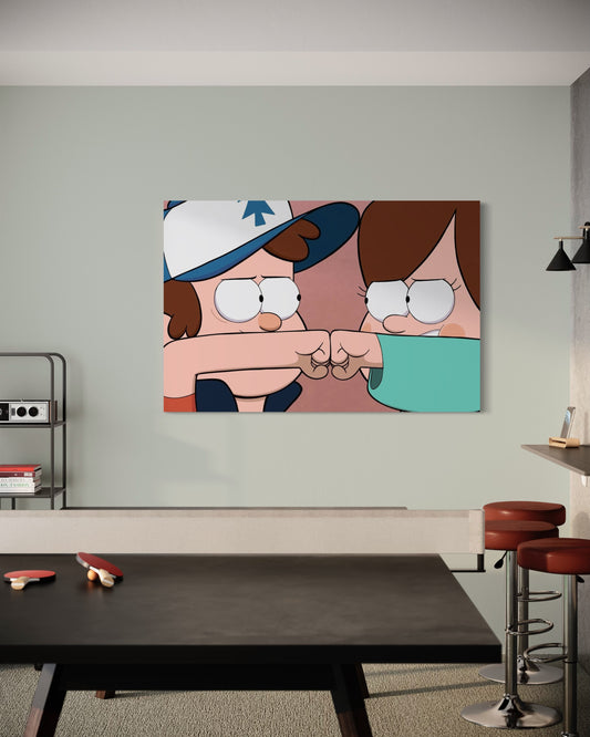 Cuadro decorativo canvas Gravity Falls 001